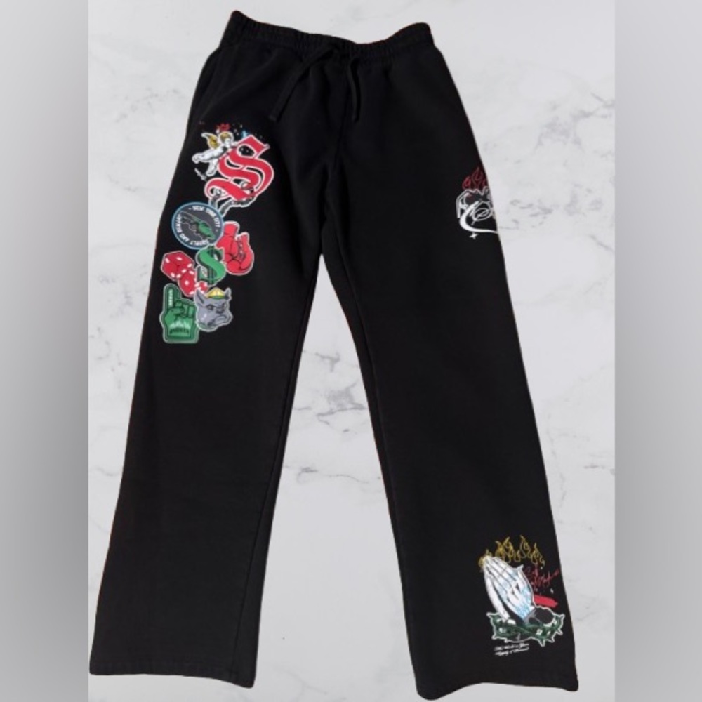 Supply and Demand Black Sweatpants